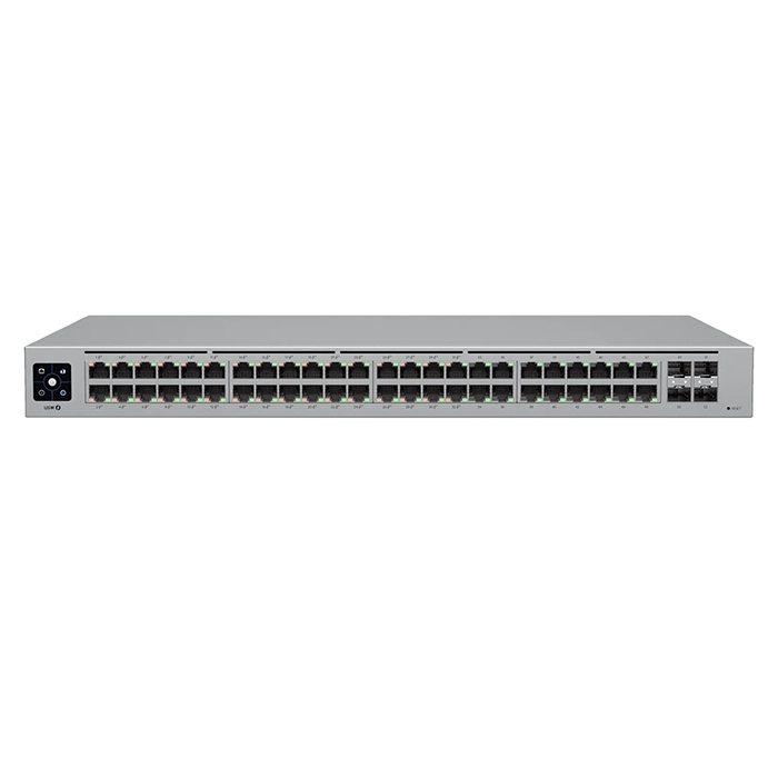Ubiquiti USW-48-POE | 48-Port Layer 2 PoE Switch with a silent Fanless Cooling System Refurbished - Ubiquiti refurbished available on Gotodirect