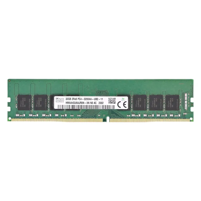 Hynix HMAA4GU6AJR8N-XNN0 | 32GB DDR4-3200MHz PC4-25600 Non-ECC Unbuffered UDIMM CL22 2Rx8 1.2V 288-Pin Memory Module Refurbished -  refurbished available on Gotodirect