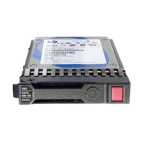 HP 805364-001 | 480GB Multi-Level Cell SATA 6Gb/s Hot Pluggable Read Intensive 2.5-Inch Solid State Drive for ProLiant Gen9 Server Refurbished - Hewlett-Packard (ou HP en abrégé) refurbished available on Gotodirect