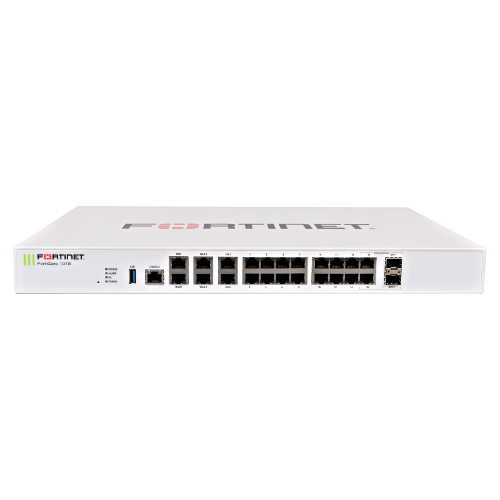 Fortinet FG-101E | FortiGate 100E Series 14 x Ports 1000Base-T + 2 x Ports SFP Shared + 2 x Ports 1GbE RJ-45 WAN 1U Rack-Mountable Network Security Firewall Refurbished - Fortinet refurbished available on Gotodirect