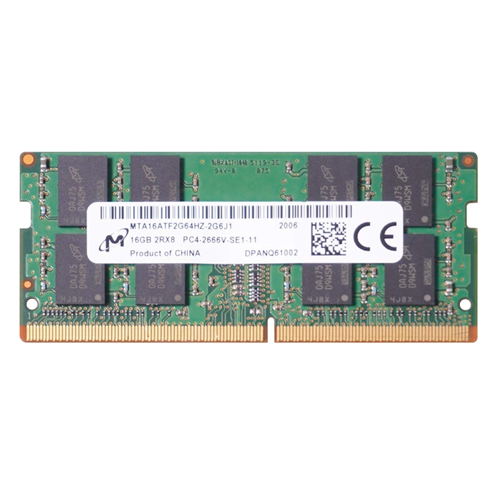 Buy Micron MTA16ATF2G64HZ-2G6J1 | 16GB DDR4-2666MHz PC4-21300 Non-ECC Unbuffered SODIMM CL19 2Rx8 1.2V 260-Pin Memory Module Refurbished - $400.47 Micron MTA16ATF2G64HZ-2G6J1 | 16GB DDR4-2666MHz PC4-21300 Non-ECC Unbuffered SODIMM CL19 2Rx8 1.2V 260-Pin Memory Module Refurbished - refurbished available on Gotodirect