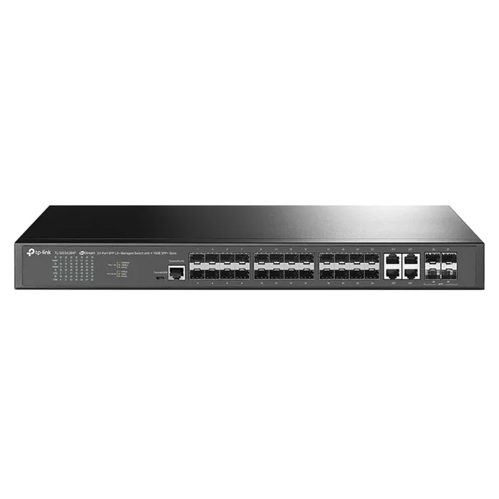 TP-LINK TL-SG3428XF | JetStream 24-Port SFP L2+ Managed Switch with 4 10GE SFP+ Slots Refurbished - TP-Link refurbished available on Gotodirect