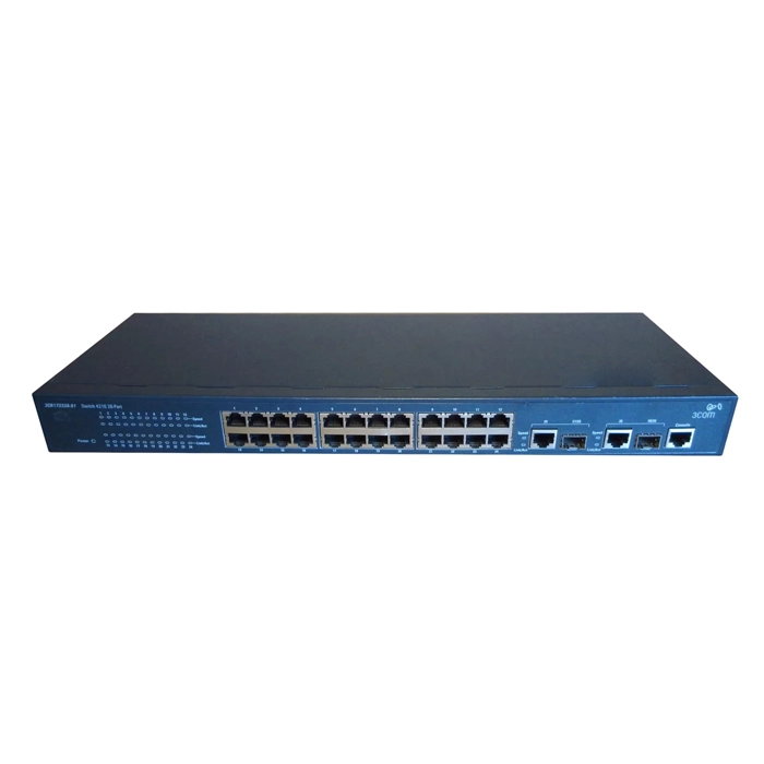3Com 3CR17333A-91 | 4210-26 26-Port 2 Slot 2 10/100/1000Base-T 2 x SFP (mini-GBIC) 24 10/100Base-TX Ethernet Switch Refurbished -  refurbished available on Gotodirect
