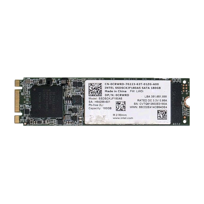 Intel SSDSCKJF180A5 | Pro 2500 180GB Multi-Level-Cell SATA 6Gb/s M.2 2280 Solid State Drive Refurbished - Intel refurbished available on Gotodirect