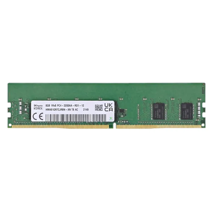 Hynix HMA81GR7CJR8N-XNT8-AC | 8GB DDR4-3200MHz PC4-25600 ECC Registered RDIMM CL22 1Rx8 1.2V 288-Pin Memory Module Refurbished -  refurbished available on Gotodirect