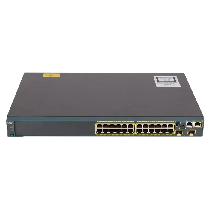 Cisco WS-C2960S-24TD-L-RF | Catalyst 2960S Series 2960S-24TD 24 x RJ-45 Ports 10/100/1000Base-T + 2 x SFP+ Ports Layer 2 Managed 1U Rack-mountable Gigabit Ethernet Network Switch Refurbished - Cisco Systems Inc. refurbished available on Gotodirect