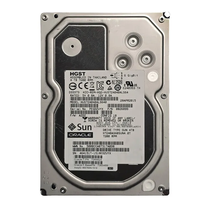 Sun 7065489 | 4TB 7200RPM SAS 6Gb/s 3.5-Inch Hard Drive Refurbished -  refurbished available on Gotodirect