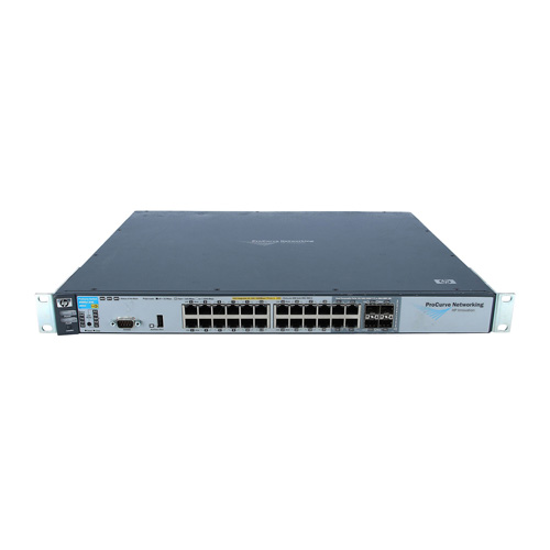HP J8692-61301 | ProCurve 3500yl series 3500-24G-PoE yl 24 x RJ-45 Ports PoE 10/100/1000Base-T + 4 x SFP (mini-GBIC) Ports + 1 x Open Module Slot Layer 3 Managed Rack-Mountable Gigabit Ethernet Network Switch Refurbished - Hewlett-Packard (ou HP en abrégé) refurbished available on Gotodirect