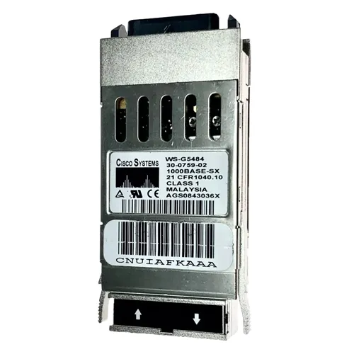 Cisco WS-G5484 | 1000BASE-SX Short Wavelength GBIC Refurbished - Cisco Systems Inc. refurbished available on Gotodirect