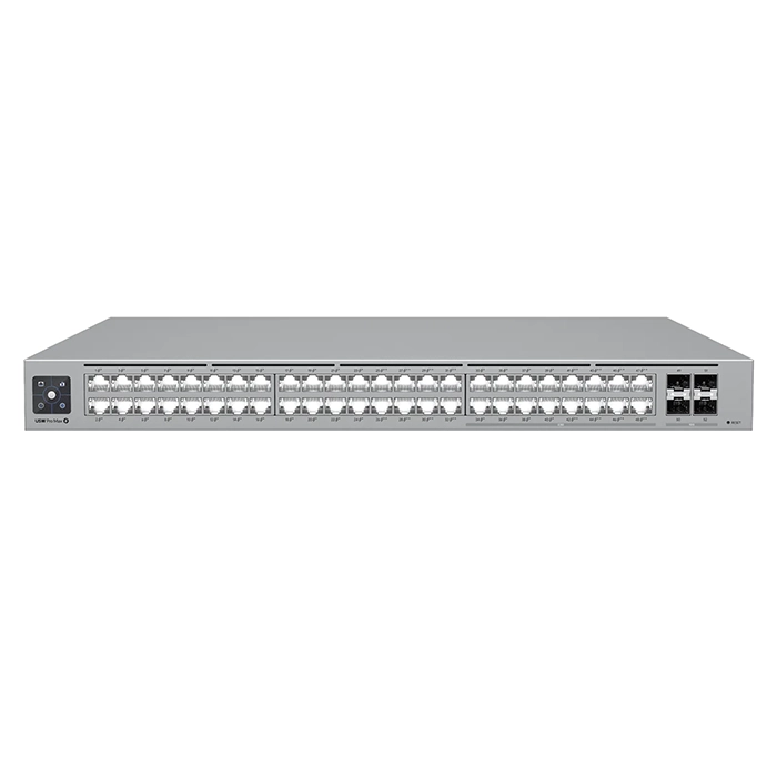 Ubiquiti USW-PRO-MAX-48-POE | 48-Ports Layer 3 Etherlighting Switch with 2.5 GbE and PoE++ Output Refurbished - Ubiquiti refurbished available on Gotodirect