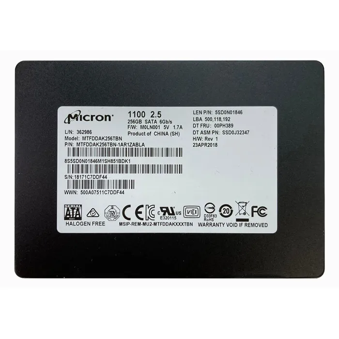 Micron MTFDDAK256TBN | 256GB Triple-Level Cell SATA 6Gb/s 2.5-Inch Solid State Drive Refurbished -  refurbished available on Gotodirect