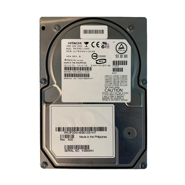 Dell 0F0010 | 73GB 10000RPM Ultra160 SCSI Hot-Pluggable 4MB Cache 80-Pin 3.5-Inch Hard Drive Refurbished - Dell refurbished available on Gotodirect