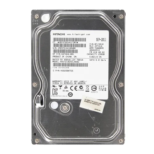 HP 639708-001 | 250GB 7200RPM SATA 6Gb/s 3.5-Inch Hard Drive Refurbished - Hewlett-Packard (ou HP en abrégé) refurbished available on Gotodirect