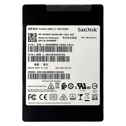 Dell 04HRKF | 256GB SATA 6Gb/s 2.5-Inch Solid State Drive Refurbished - Dell refurbished available on Gotodirect