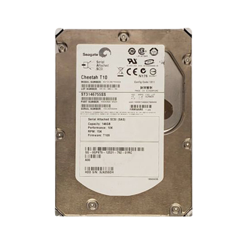 Dell 0GP879 | 146GB 10000RPM SAS 3Gb/s Hot-Pluggable 16MB Cache 3.5-Inch Hard Drive for PowerEdge Server & PowerVault Storage Array Refurbished - Dell refurbished available on Gotodirect