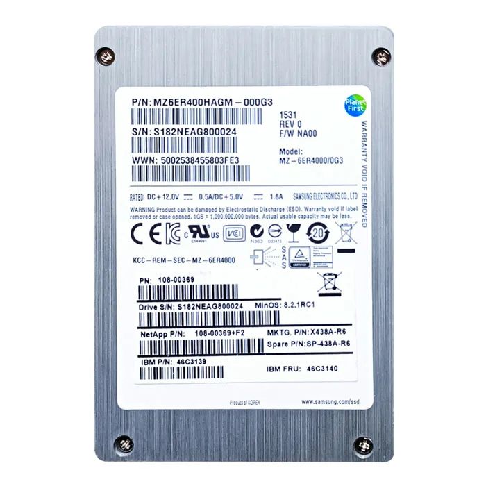 Samsung MZ6ER400HAGM-000G3 | SM1625 400GB Multi-Level-Cell SAS 6Gb/s 2.5-Inch Enterprise Solid State Drive Refurbished - Samsung refurbished available on Gotodirect