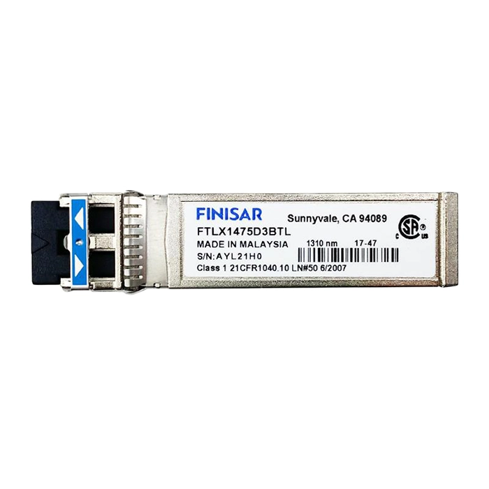 Finisar FTLX1475D3BTL | 10Gb/s Single-mode Fiber 10km 1310nm Duplex LC Connector SFP+ Transceiver Module Refurbished -  refurbished available on Gotodirect