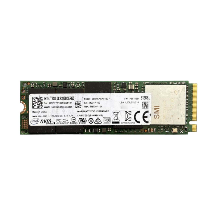 Intel SSDPEKKA512G701 | DC P3100 512GB Triple-Level Cell PCI Express 3.0 x4 NVMe M.2 2280 Solid State Drive Refurbished - Intel refurbished available on Gotodirect
