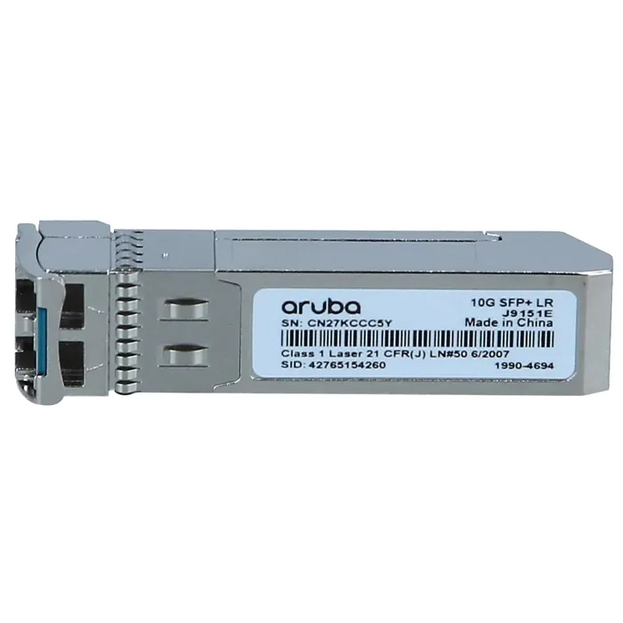 HP 1990-4694 | Aruba 10G SFP+ Lc Lr 10Km Smf Transceiver Refurbished - Hewlett-Packard (ou HP en abrégé) refurbished available on Gotodirect