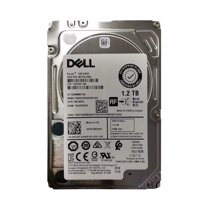 Dell 6DHKK | 1.2TB 10000RPM SAS 6Gb/s Hot-Pluggable 64MB Cache 2.5-Inch Hard Drive for PowerEdge Server & PowerVault Storage Array Refurbished - Dell refurbished available on Gotodirect