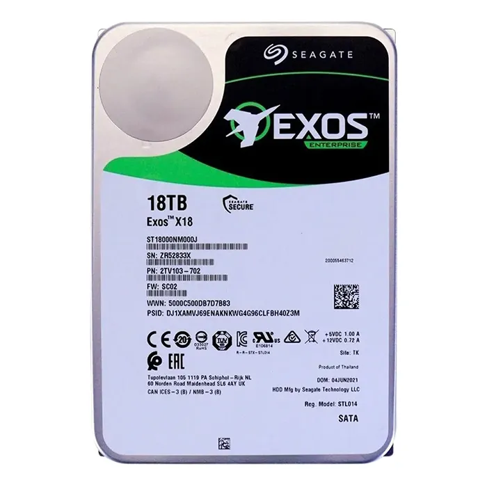 Seagate 2TV103-702 | Exos X18 18TB 7200RPM SATA 6Gb/s 256MB Cache 3.5-Inch Enterprise Hard Drive Refurbished - Seagate refurbished available on Gotodirect