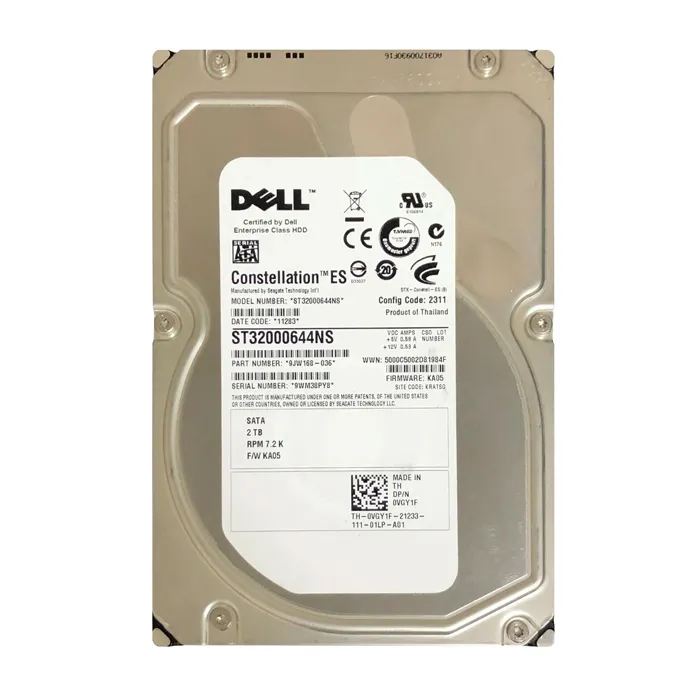 Seagate ST32000644NS | MSA2 2TB 7200RPM SATA 3Gb/s Hot-Swappable 3.5-inch Midline Hard Drive for Storage Arrays and ProLiant servers Refurbished - Seagate refurbished available on Gotodirect