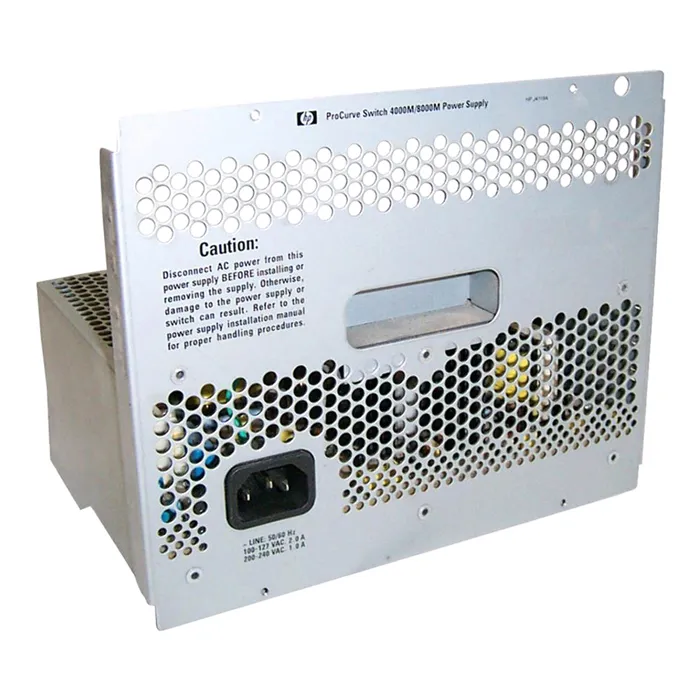 Buy HP J4119A | 625-Watts 100-240V AC Hot-Pluggable Redundant Power Supply for ProCurve 4000M/8000M Switch Refurbished - $182.06 HP J4119A | 625-Watts 100-240V AC Hot-Pluggable Redundant Power Supply for ProCurve 4000M/8000M Switch Refurbished - Hewlett-Packard (ou HP en abrégé) refurbished available on Gotodirect