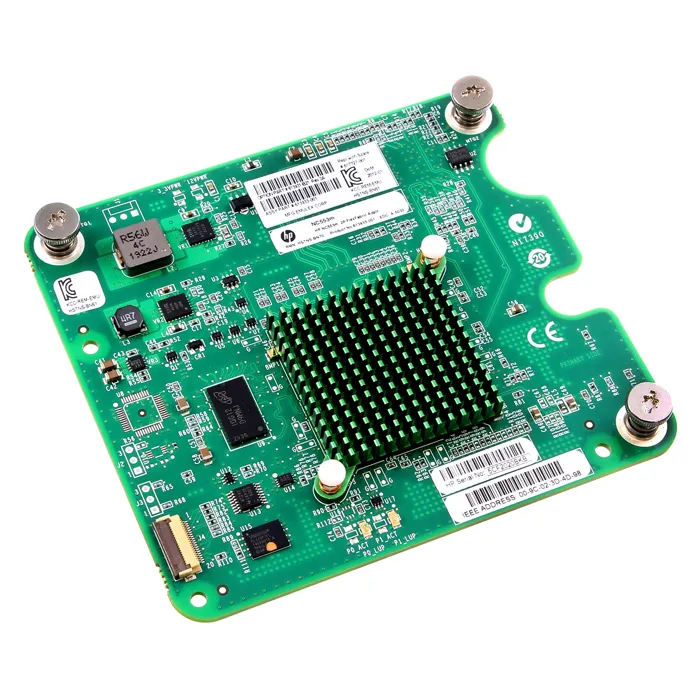 HP NC553M | 2 x Ports 10Gb/s PCI-E Mezzanine GbE Server Adapter Refurbished - Hewlett-Packard (ou HP en abrégé) refurbished available on Gotodirect