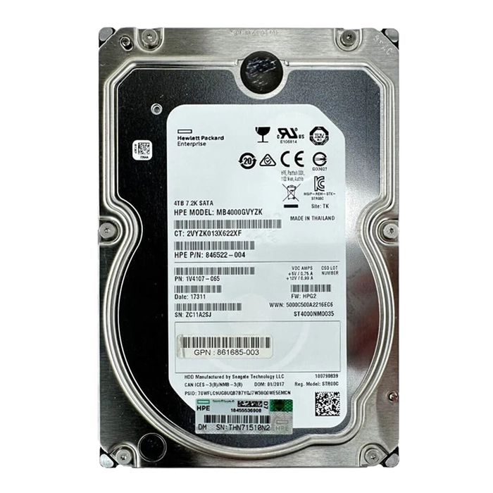 Buy HP MB4000GVYZK | 4TB 7200RPM SATA 6GB/s Hot-Pluggable 3.5-Inch LPc Hard Drive for ProLiant Gen8/Gen9/Gen10/Gen10+/Gen11 Servers Refurbished - $743.57 HP MB4000GVYZK | 4TB 7200RPM SATA 6GB/s Hot-Pluggable 3.5-Inch LPc Hard Drive for ProLiant Gen8/Gen9/Gen10/Gen10+/Gen11 Servers Refurbished - Hewlett-Packard (ou HP en abrégé) refurbished available on Gotodirect