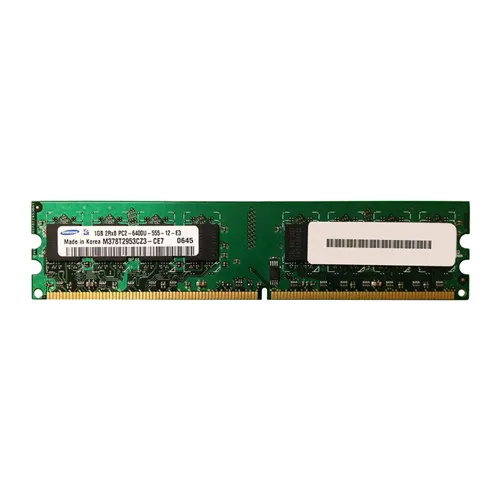 Samsung M378T2953CZ3-CE7 | 1GB DDR2-800MHz PC2-6400 Non-ECC Unbuffered UDIMM CL6 2Rx8 1.8V 240-Pin Memory Module Refurbished - Samsung refurbished available on Gotodirect