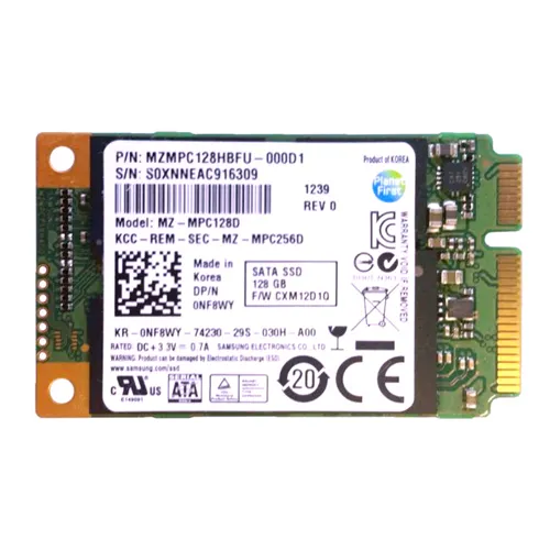 Samsung MZ-MPC128D | PM830 Series 128GB Multi-Level Cell SATA 6Gb/s mSATA 2.5-Inch Solid State Drive Refurbished - Samsung refurbished available on Gotodirect