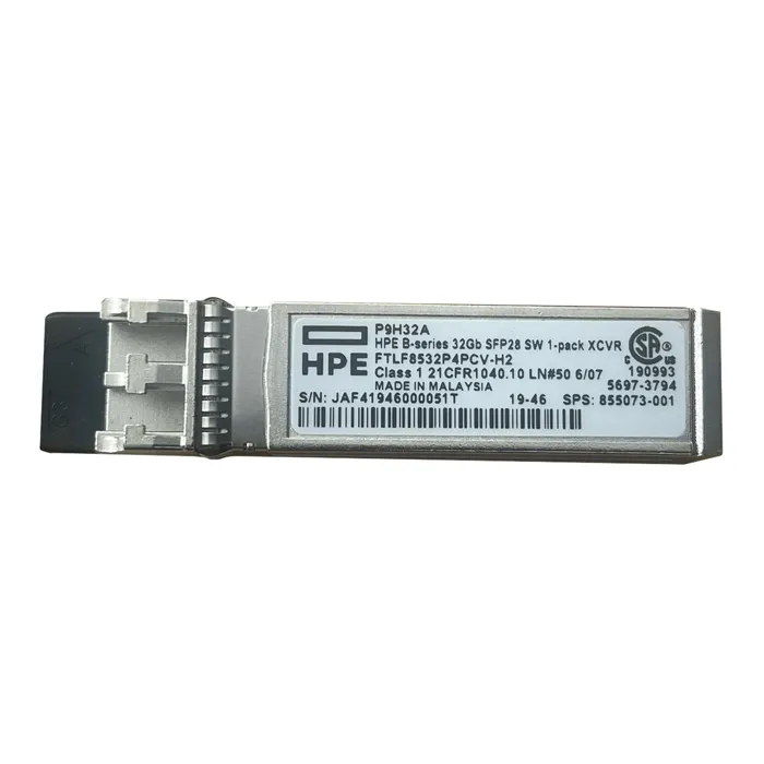 HP 855073-001 | B-Series 32Gb/s 32GBase-SW Multi-Mode Fibre 850nm LC Connector SFP28 Transceiver Module Refurbished - Hewlett-Packard (ou HP en abrégé) refurbished available on Gotodirect