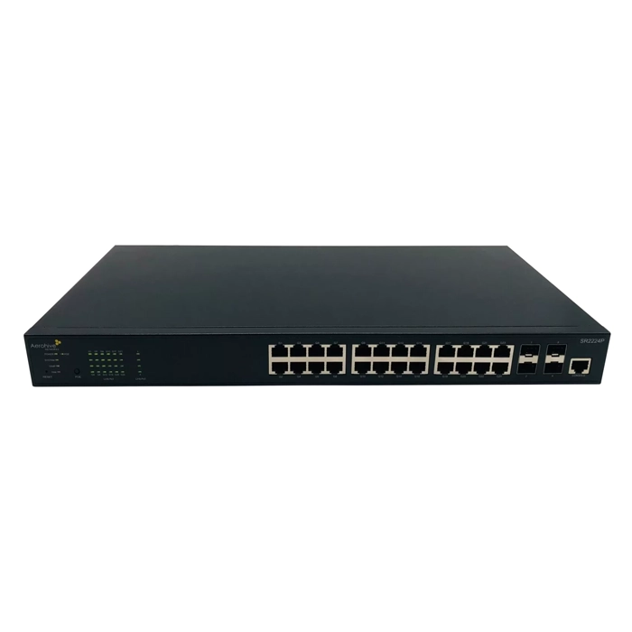 Extreme Networks AH-SR-2224P-NA | Switching SR2224P 24-Port Gigabit Ethernet PoE/PoE+ Switch with 4 x GE SFP ports Refurbished -  refurbished available on Gotodirect