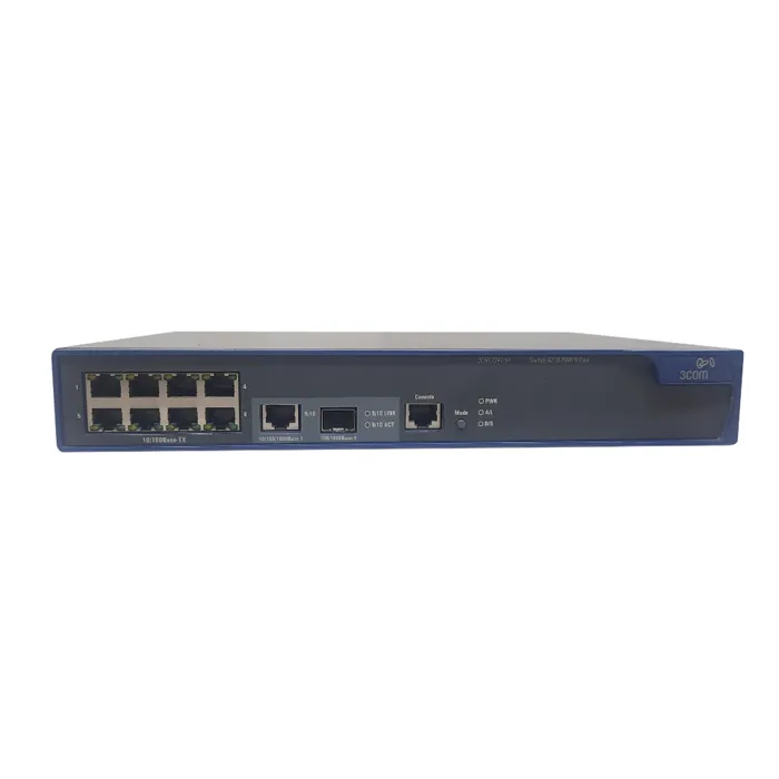 3Com 3CR17341-91 | 4210 PWR 9-Port Ethernet Switch with PoE 1 x SFP (mini-GBIC) Shared 1 x 10/100/1000Base-T Uplink, 4 x 10/100Base-TX LAN, 4 x 10/100Base-TX LAN Refurbished -  refurbished available on Gotodirect
