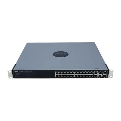 Cisco SFE2000P-RF | Small Business 24 x Ports PoE 10/100Base-T + 4 x Ports 1000Base-T + 2 x Ports Shared Combo SFP (mini-GBIC) Rack-Mountable Layer 3 Managed Fast Ethernet Network Switch Refurbished - Cisco Systems Inc. refurbished available on Gotodirect
