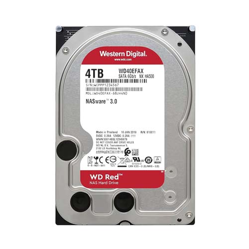 Western Digital WD40EFAX | Red 4TB 5400RPM SATA 6Gb/s 256MB Cache 3.5-Inch NAS Hard Drive Refurbished - Western Digital refurbished available on Gotodirect