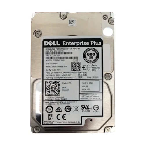 Dell G6C6C | 600GB 15000RPM SAS 12Gb/s Hot-Pluggable 2.5-Inch Hard Drive for EqualLogic Storage Array Refurbished - Dell refurbished available on Gotodirect