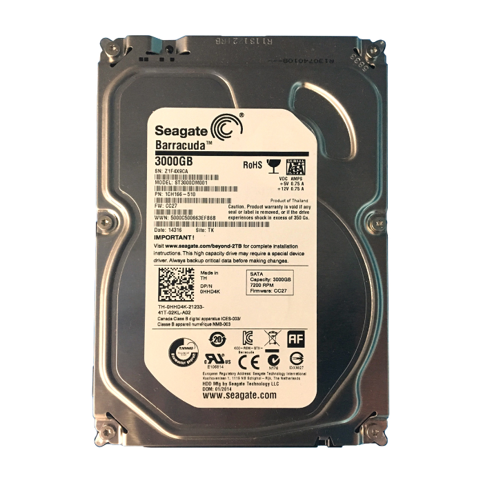 Dell 0HHD4K | 3TB 7200RPM SATA 6Gb/s Hot-Pluggable 64MB Cache 3.5-Inch Hard Drive for PowerEdge Servers Refurbished - Dell refurbished available on Gotodirect