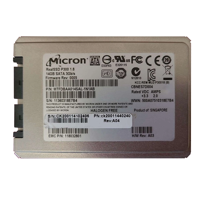 Micron MTFDBAA014SAL-1N1AB | 14GB Single-Level Cell SATA 3Gb/s uSATA 1.8-Inch Solid State Drive Refurbished -  refurbished available on Gotodirect