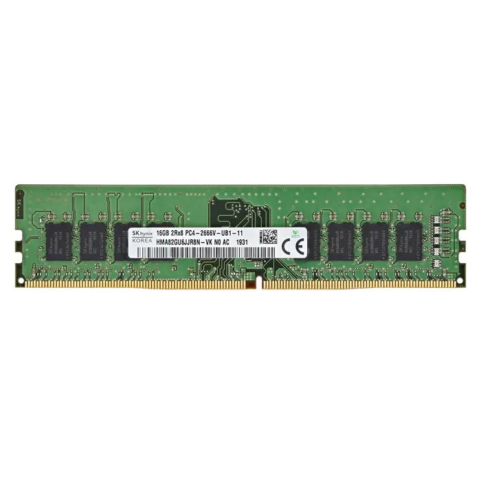 Hynix HMA82GU6JJR8N-VKN0AC | 16GB DDR4-2666MHz PC4-21300 Non-ECC Unbuffered UDIMM CL19 2Rx8 1.2V 288-Pin Memory Module Refurbished -  refurbished available on Gotodirect