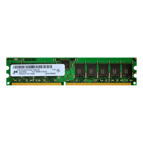 Micron MT18JSF51272AZ-1G4D1ZE | 4GB DDR3-1333MHz PC3-10600 ECC Unbuffered UDIMM CL9 2Rx8 1.5V 240-Pin Memory Module Refurbished -  refurbished available on Gotodirect