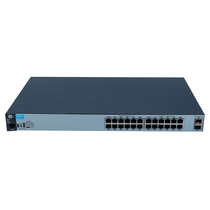 HP J9856-61001 | Aruba 2530 Series 2530-24G-2SFP+ 24 x RJ-45 Ports 10/100/1000Base-T + 2 x SFP+ Ports Layer 2 Managed Rack-mountable Gigabit Ethernet Network Switch Refurbished - Hewlett-Packard (ou HP en abrégé) refurbished available on Gotodirect