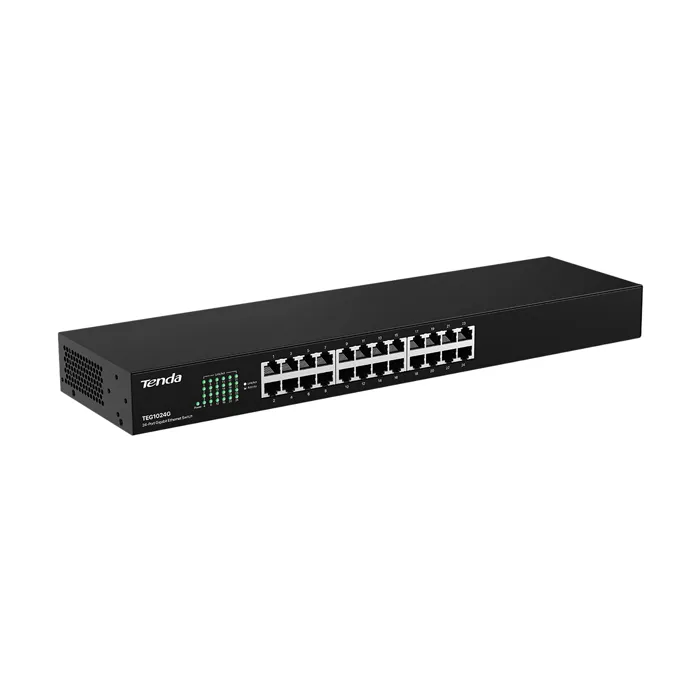 Tenda TEG1024G | 1000M 24-Port Gigabit Ethernet Switch Refurbished - Tenda refurbished available on Gotodirect