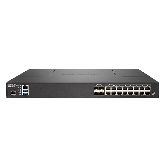 SonicWall 1RK38-0C8 | NSA 2650 16-Ports 3Gbps Firewall Appliance Refurbished -  refurbished available on Gotodirect
