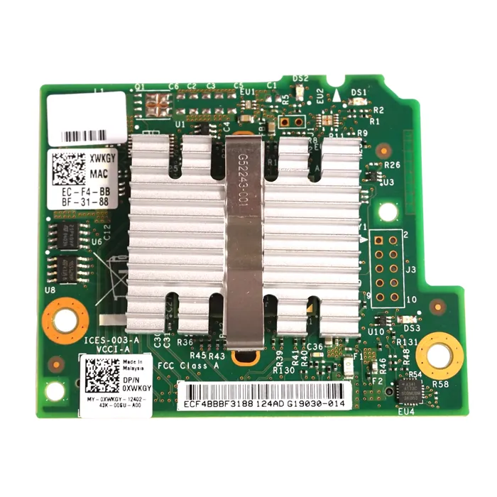 Dell XWKGY | Intel X520-DA 2-Ports 10Gb/s Network Daughter Card for PowerEdge FC620 / FC630 / M620 Refurbished - Dell refurbished available on Gotodirect