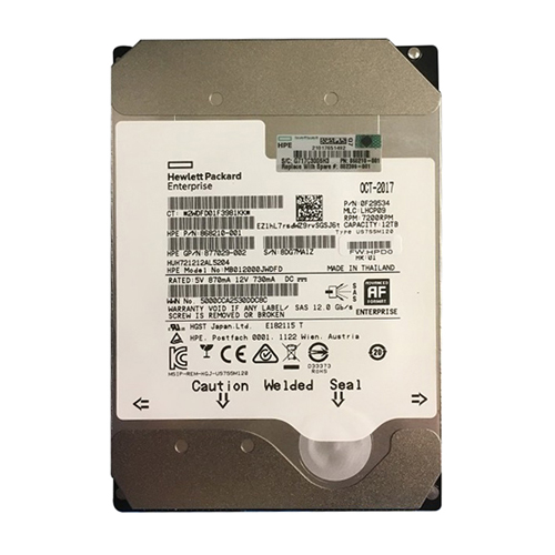 HP 877029-002 | 12TB 7200RPM SAS 12GB/s Hot-Pluggable 3.5-Inch LPc Hard Drive for ProLiant Gen10/Gen10+/Gen11 Servers Refurbished - Hewlett-Packard (ou HP en abrégé) refurbished available on Gotodirect