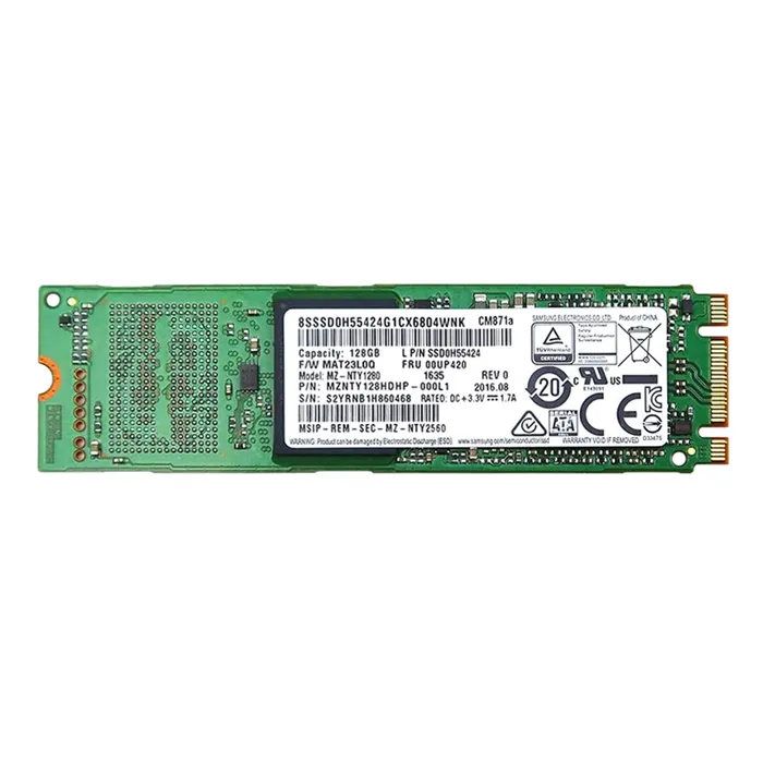 Samsung MZ-NTY1280 | CM871a Series 128GB Triple-Level Cell SATA 6Gb/s M.2 2280 Solid State Drive Refurbished - Samsung refurbished available on Gotodirect