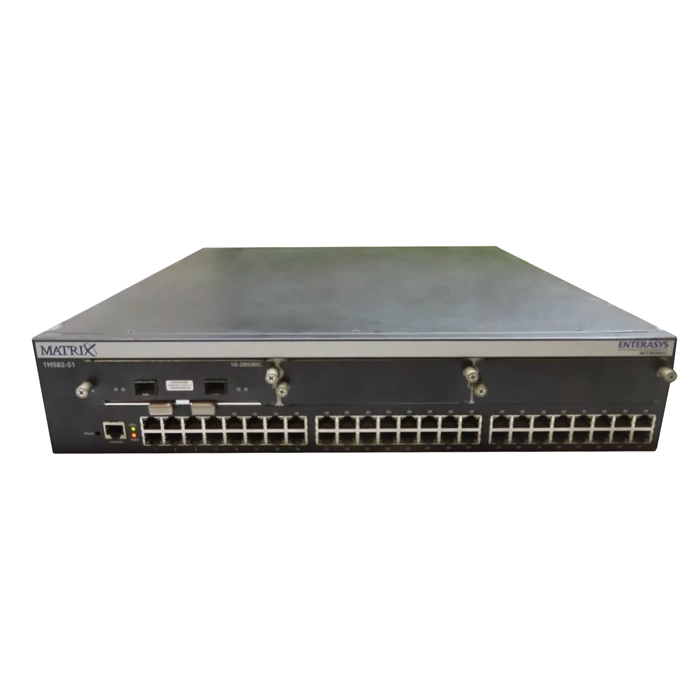 Enterasys 1H582-51-G | Networks Matrix 1H582-51 E1 Workgroup Ethernet Switch 48 x 10/100Base-TX 3 x Expansion Slots Ethernet Switch Refurbished -  refurbished available on Gotodirect
