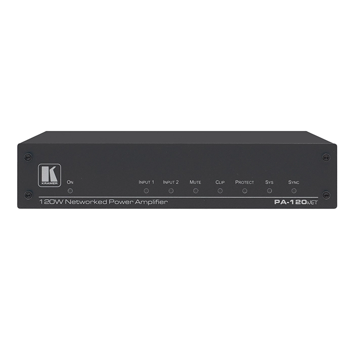 Kramer PA-120NET | 120W Networked Power Amplifier Refurbished -  refurbished available on Gotodirect