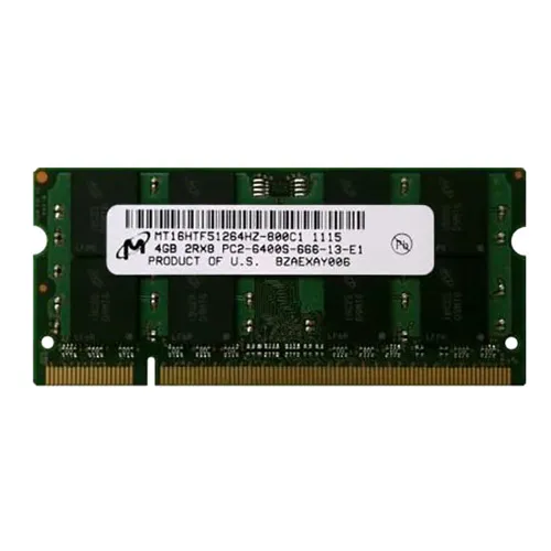 Micron MT16HTF51264HZ-800C1 | 4GB DDR2-800MHz PC2-6400 Non-ECC Unbuffered SODIMM CL6 2Rx8 1.8V 200-Pin Memory Module Refurbished -  refurbished available on Gotodirect